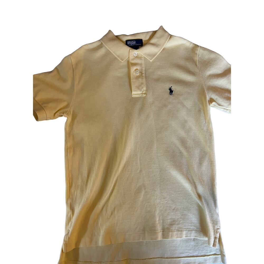 Ralph Lauren Yellow Polo Shirt 8-10